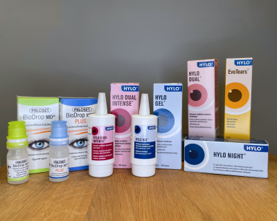 BioDrop MD, BioDrops MD Plus, Hylo Dual Intense, Hylo-Gel, Hylo Dual, EvoTears, Hylo Night