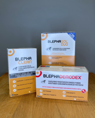 Blephaclean, Blephasol Duo, Blephademodex